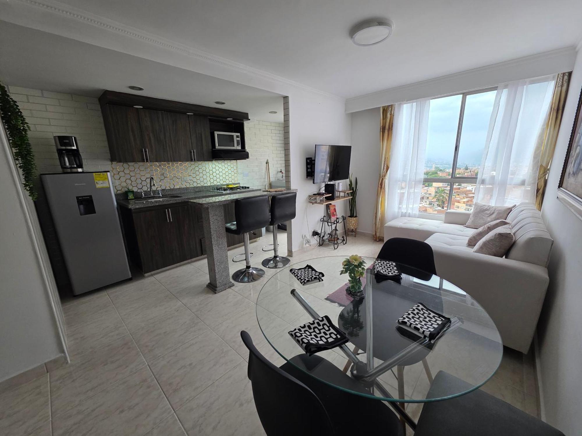 Apartamento Vistas Lindas Cerca Centro Medellín Exteriör bild